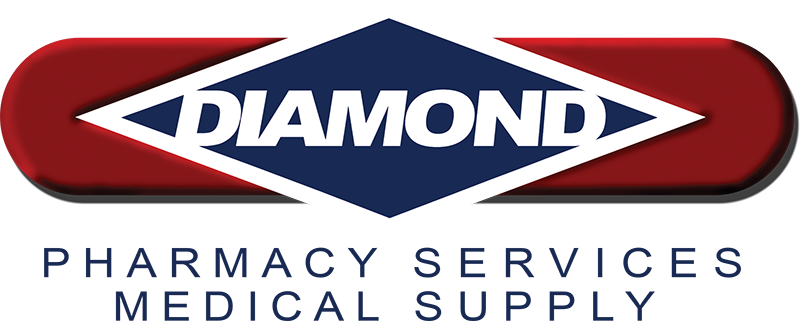 diamond pharmacy services medical supply logo