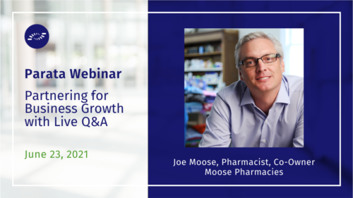 joe moose pharmacy parata webinar