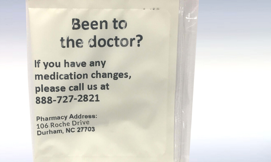 Use PASS reminder bags to check in on med changes