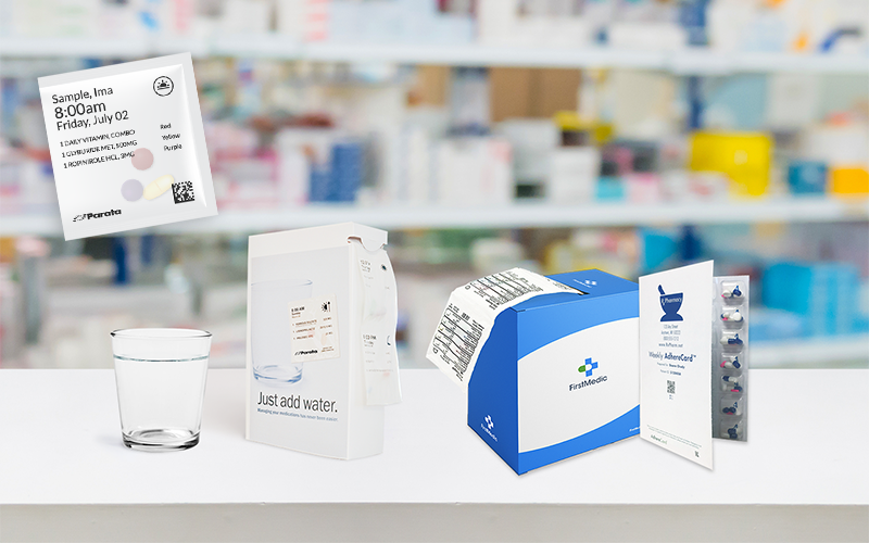 Patients with chronic conditions requiring complex and strict medication regimens are more likely to be compliant when using adherence packaging. Simplifying medication compliance for them contributes to fewer hospitalizations.